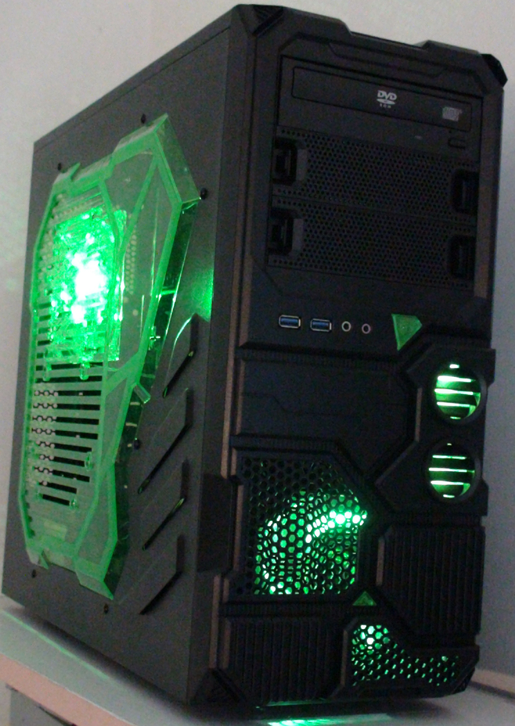 Custom AMD Gaming Desktop PC Computer 4.0GHz 8GB Radeon WiFi HDMI System New